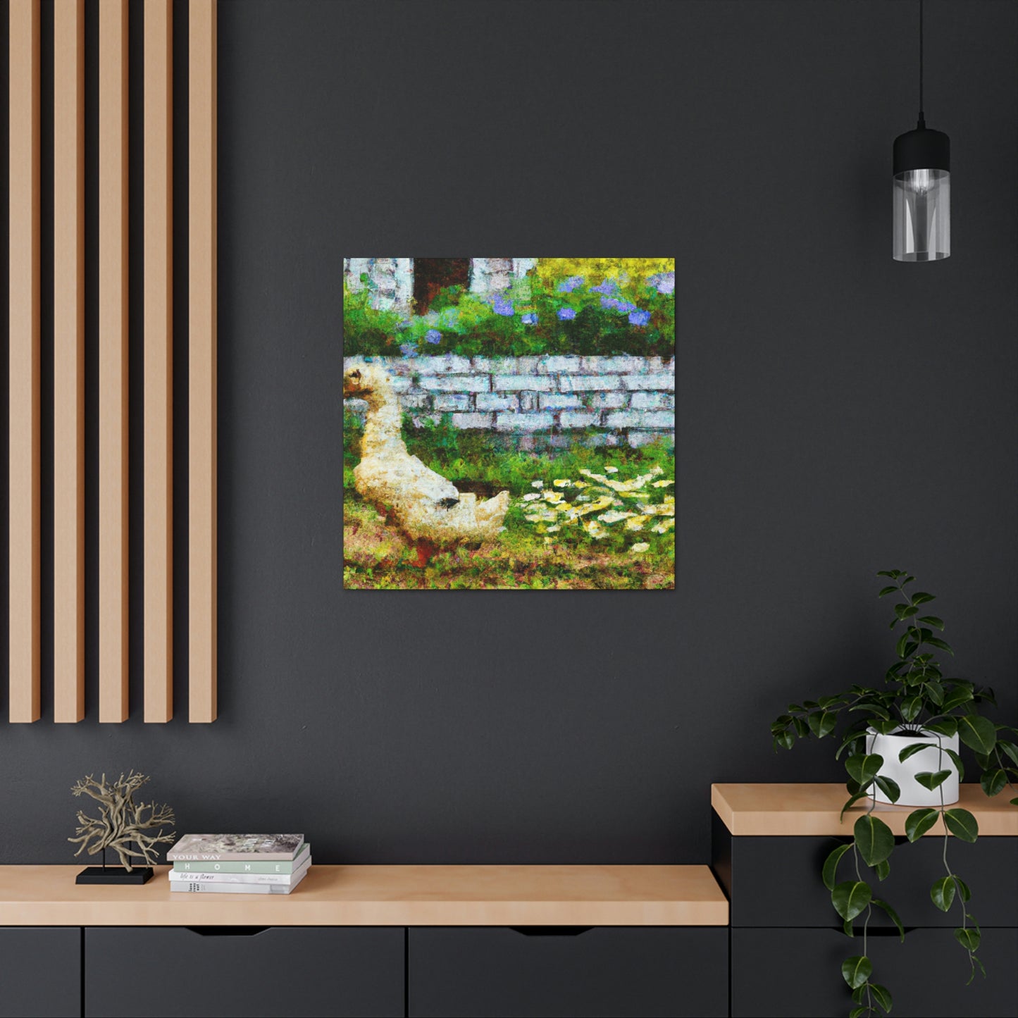 "Quacking by the Water" - Canvas