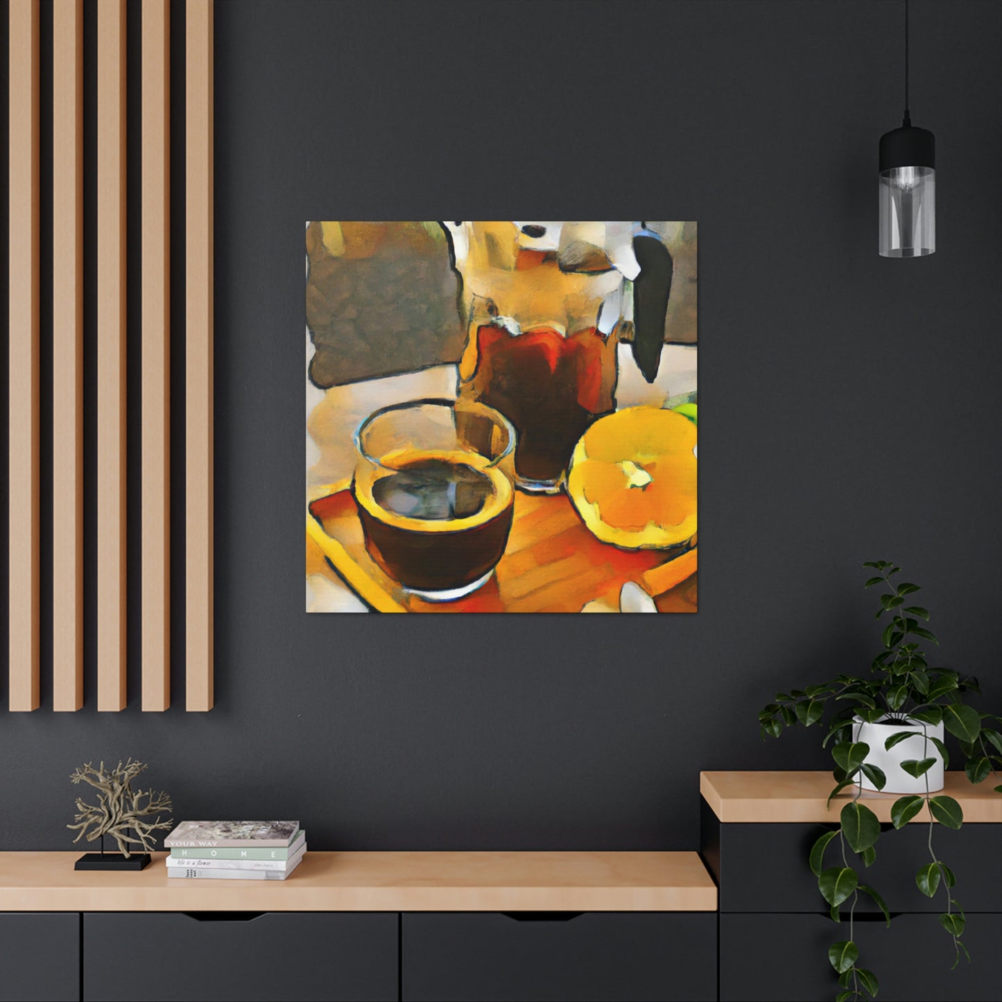 Coffee in Fauvism - Canvas