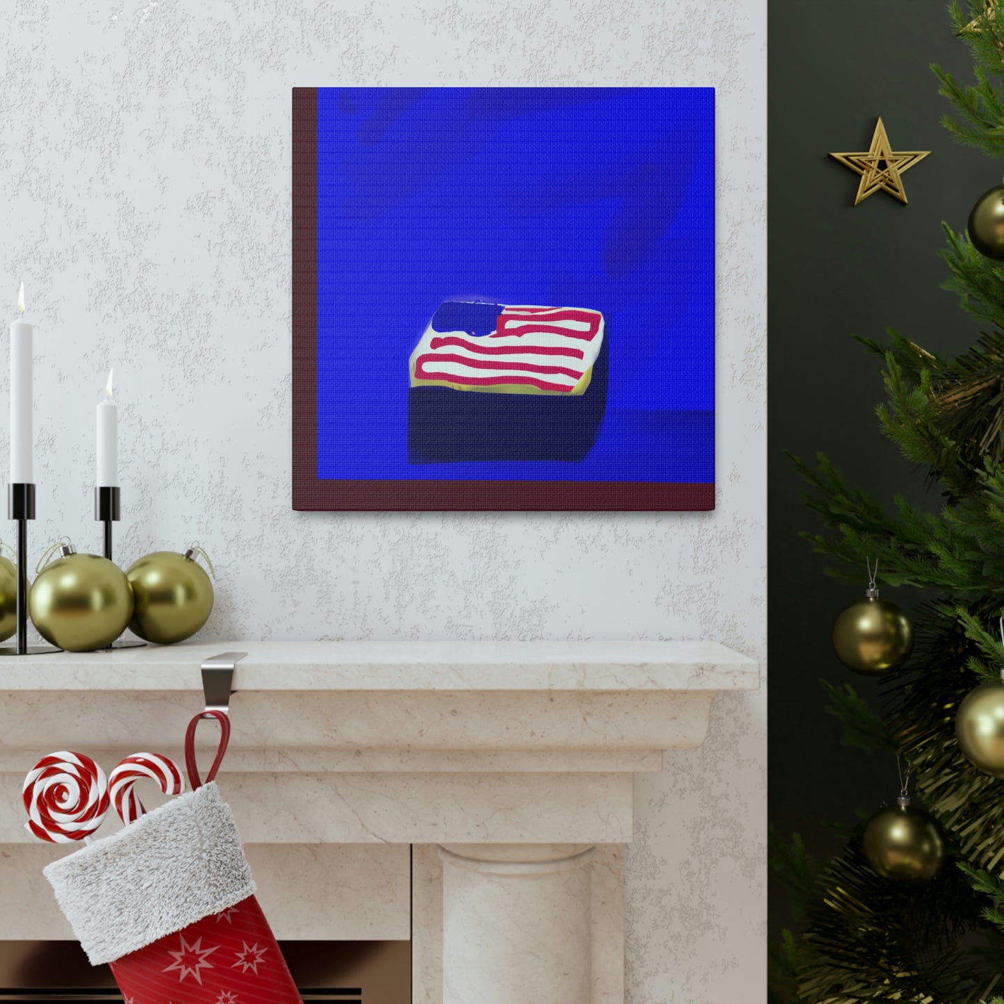 Red, White, Blue. - Canvas