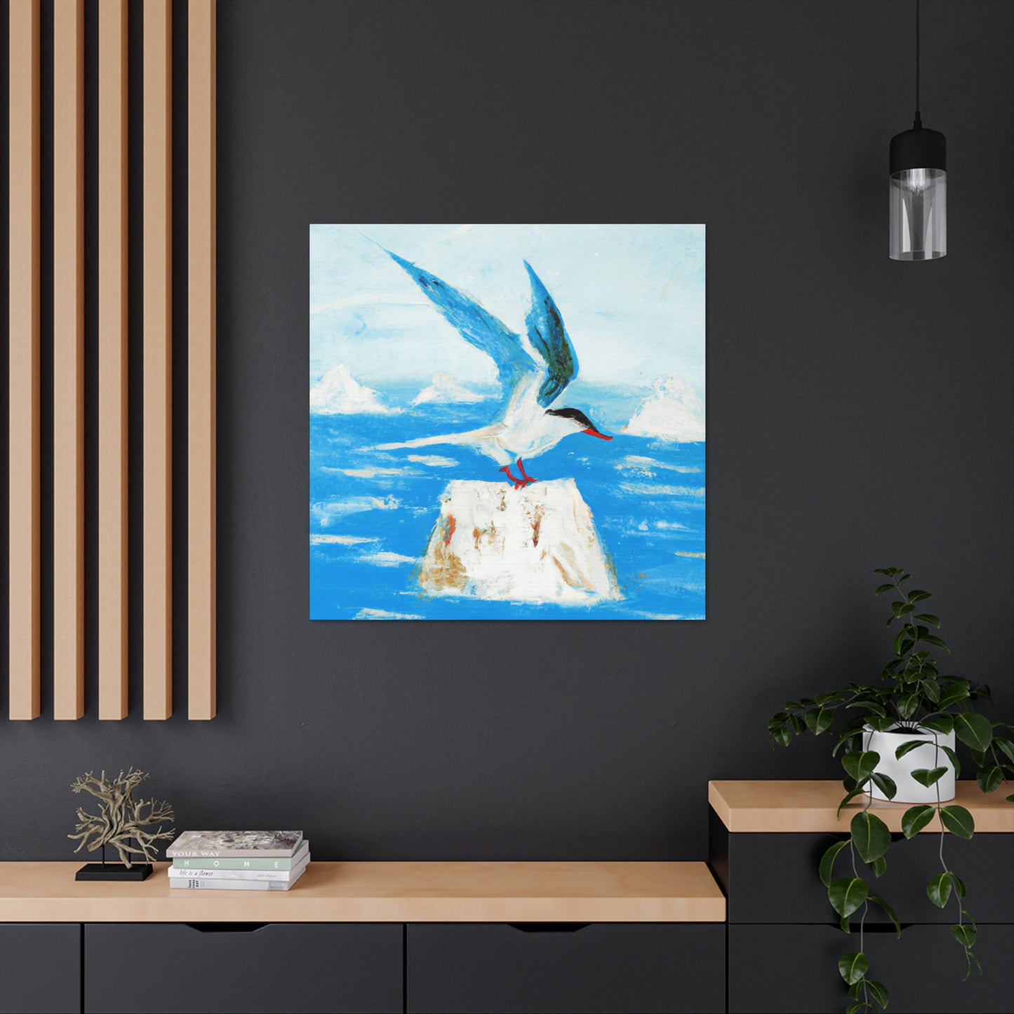 Terns in Serene Flight - Canvas