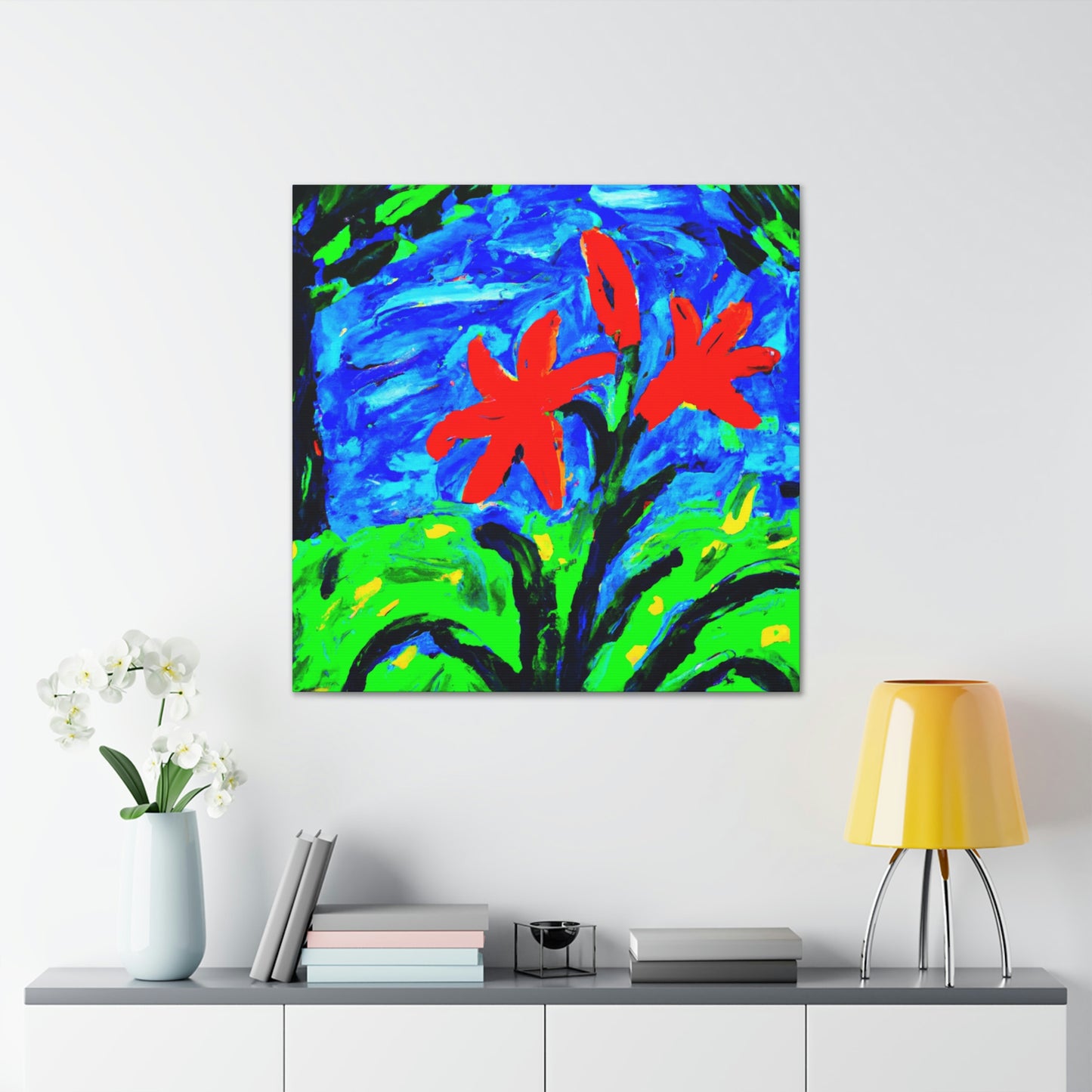 Lily in Expressionism - Canvas