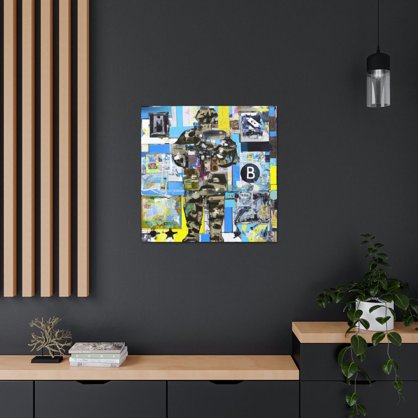 Seabees in Moonlight - Canvas