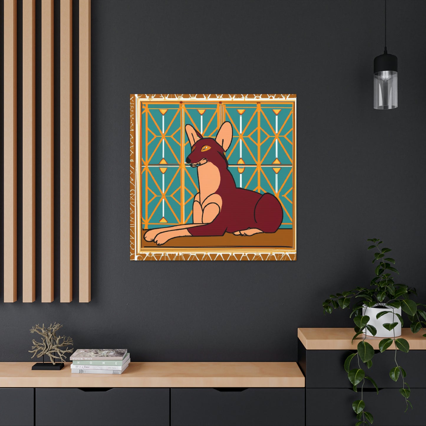 Dhole Deco Dance - Canvas