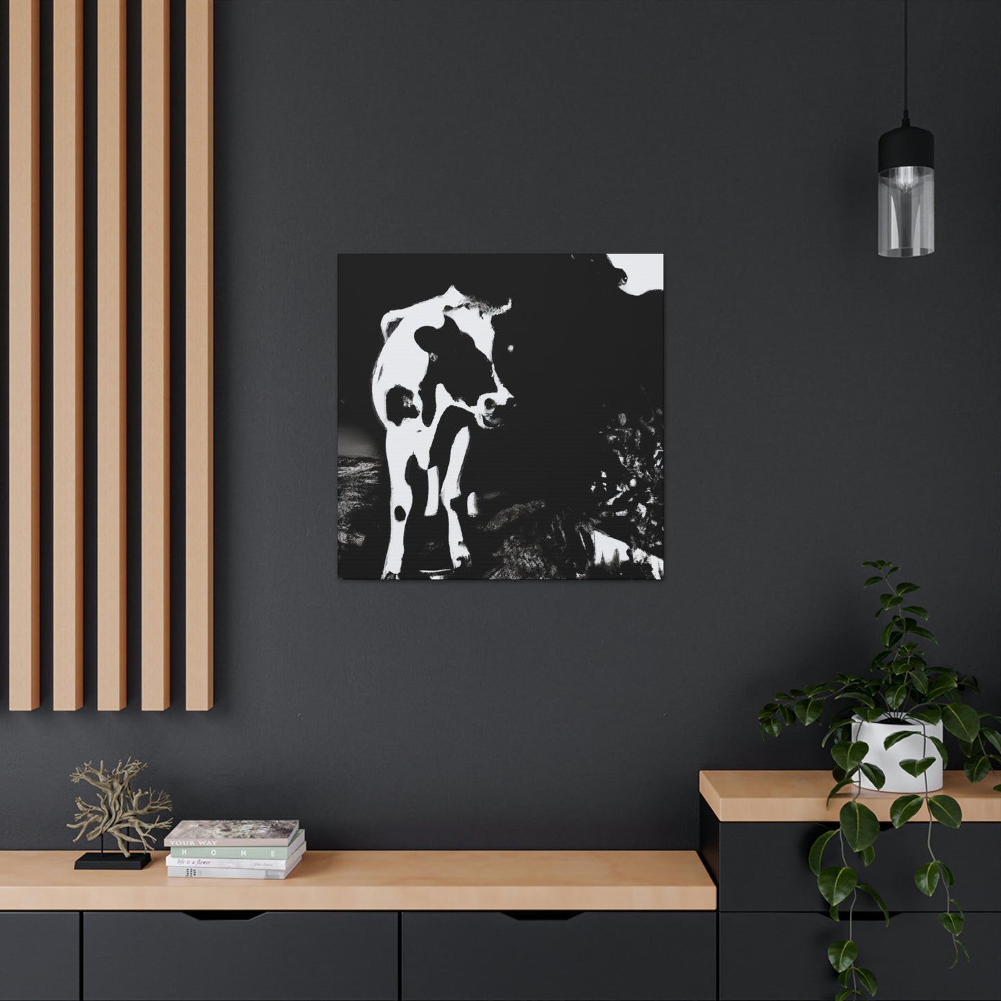 Milking the Contentment - Canvas