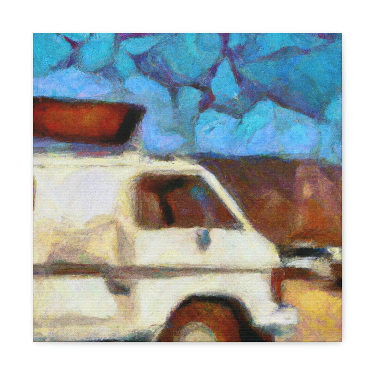 Van of Wanderlust - Canvas