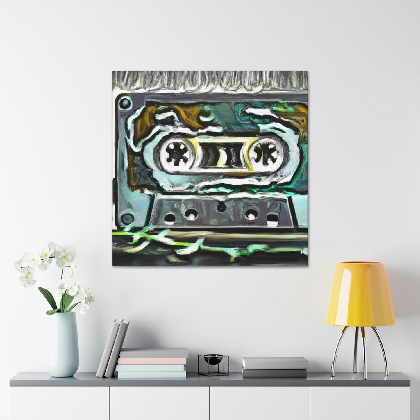 "Tape Memory Revival" - Canvas