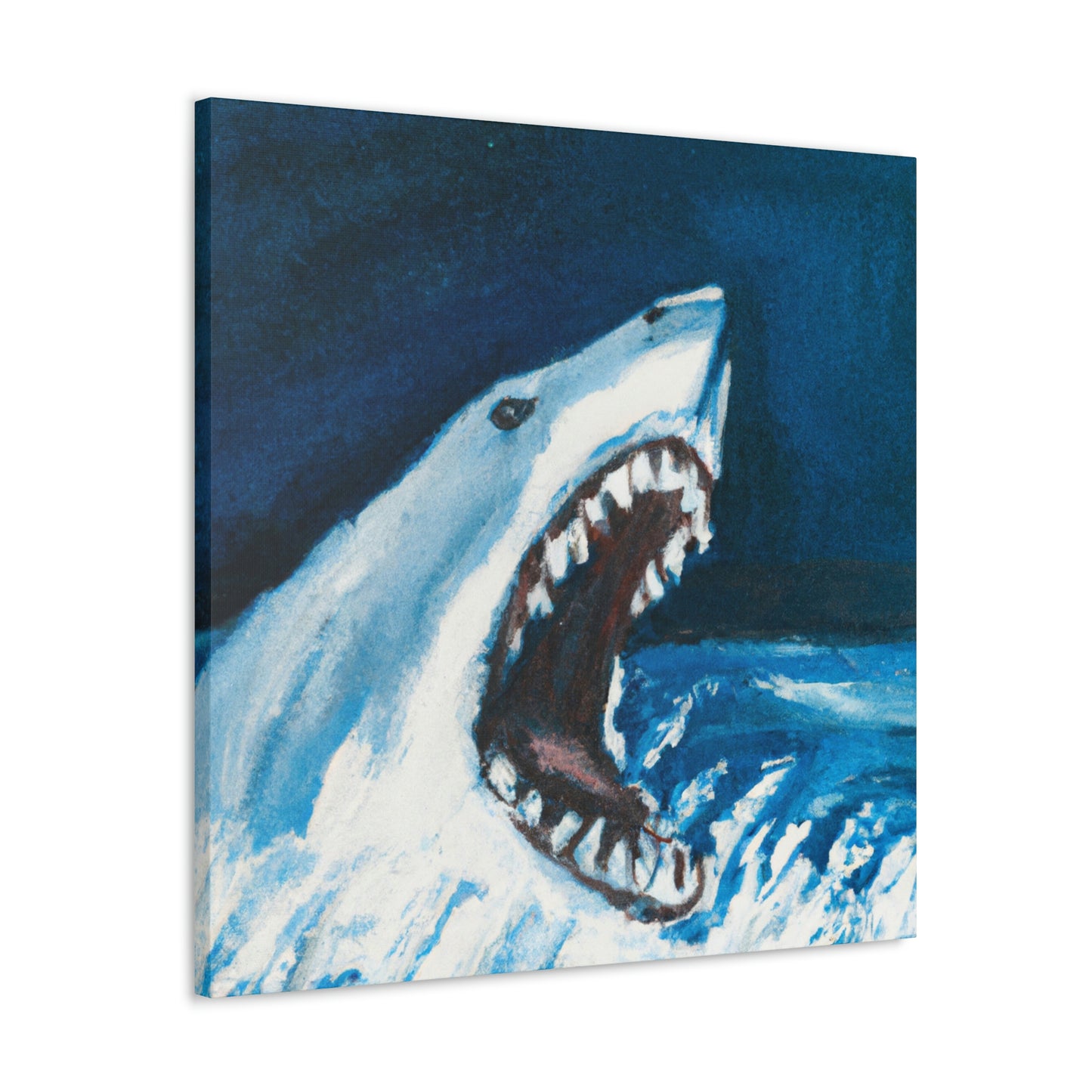 Great White Terror - Canvas