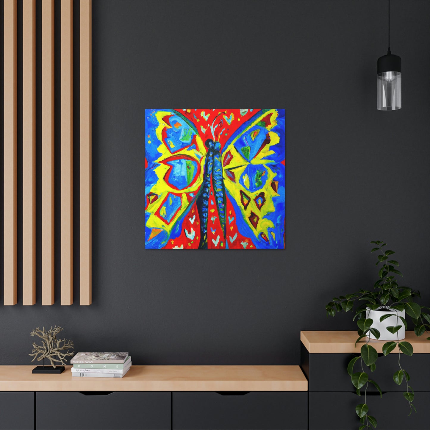 Love Butterfly Embrace - Canvas