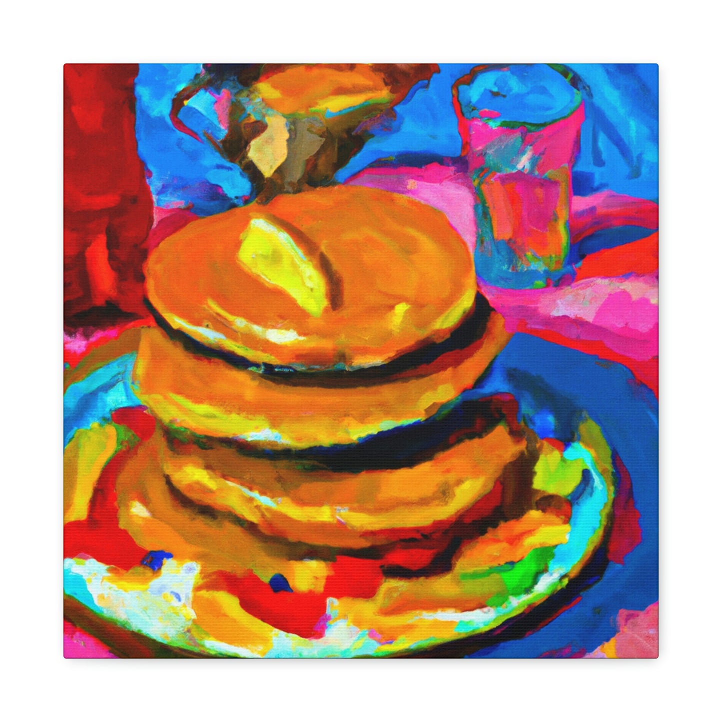 Pancakes in Fauvism - Canvas