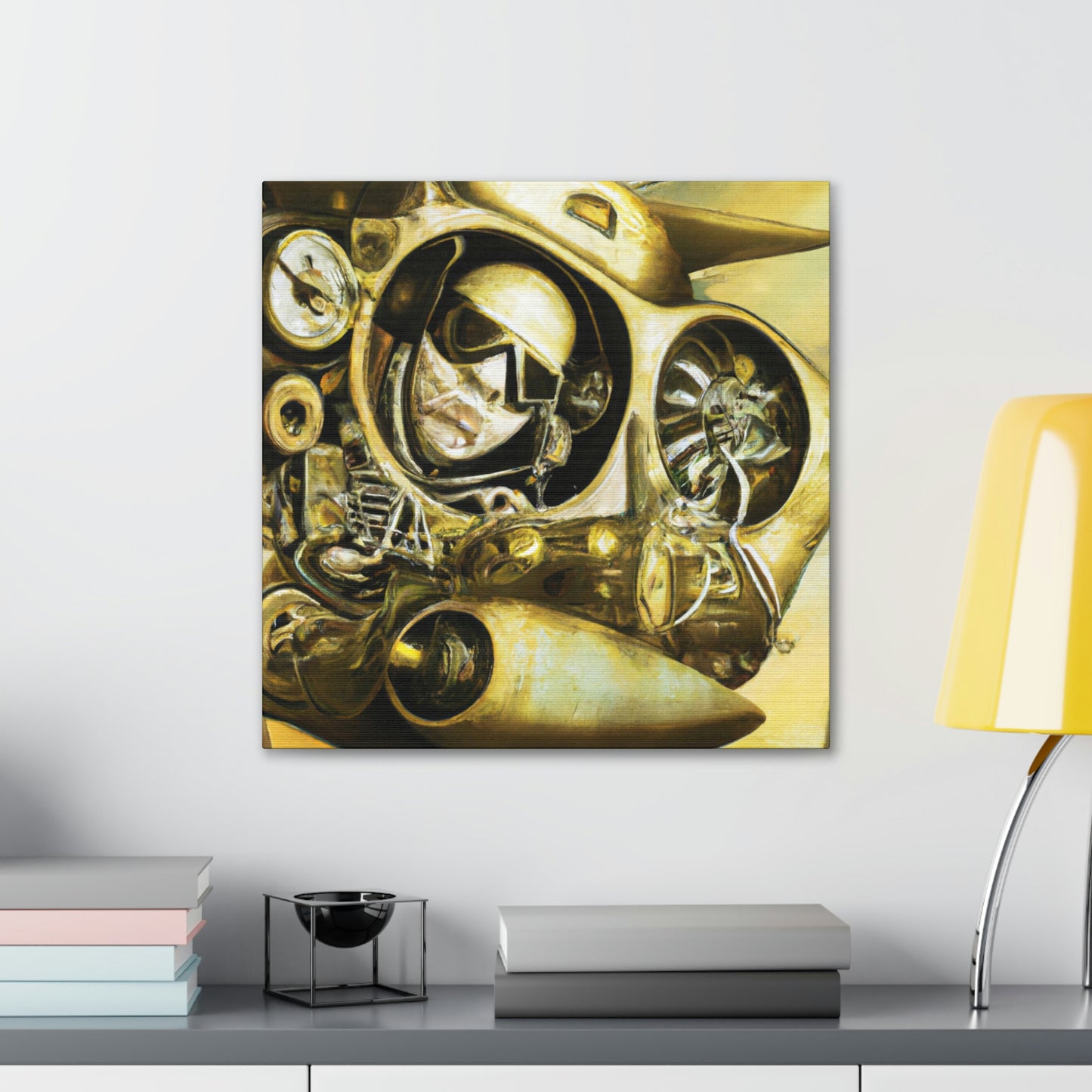 "Aviator in Flight Dream" - Canvas