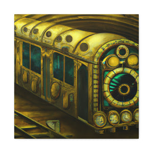 Subway Train Steampunk - Canvas