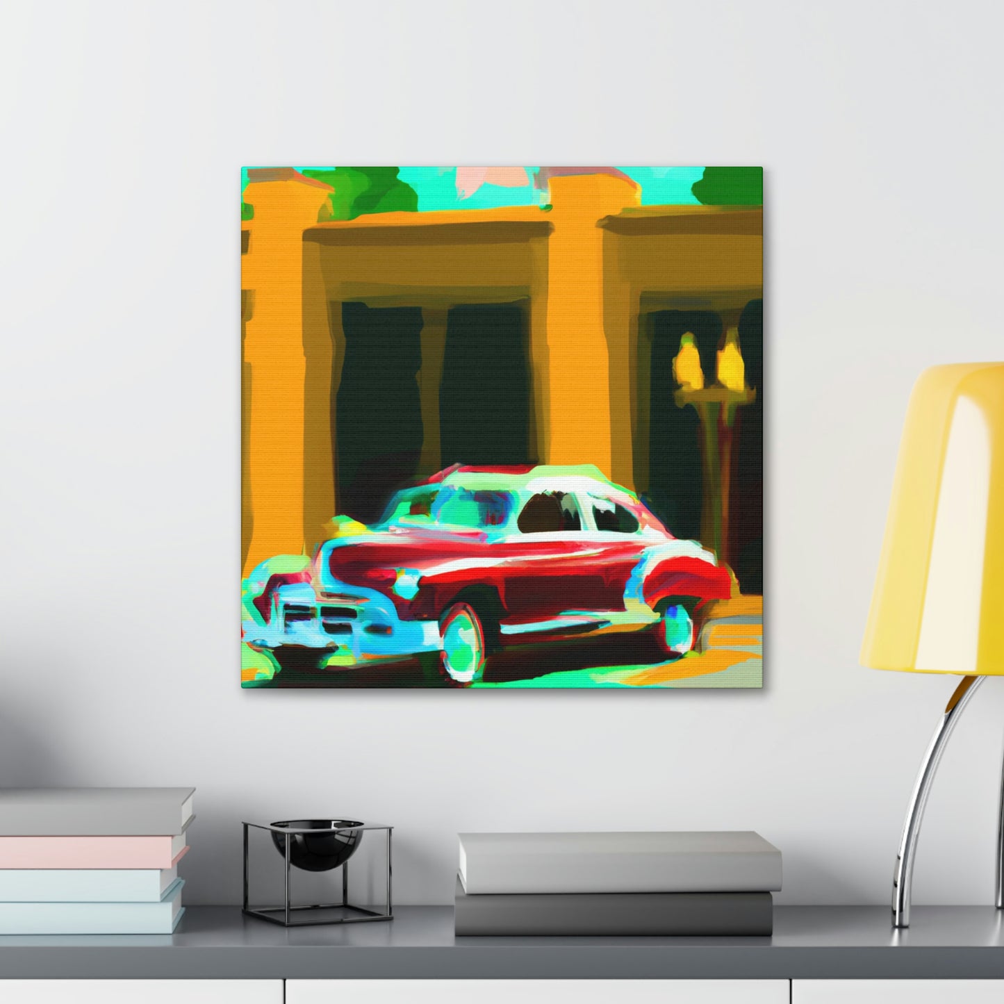 "Minimalist Classic Automobile" - Canvas