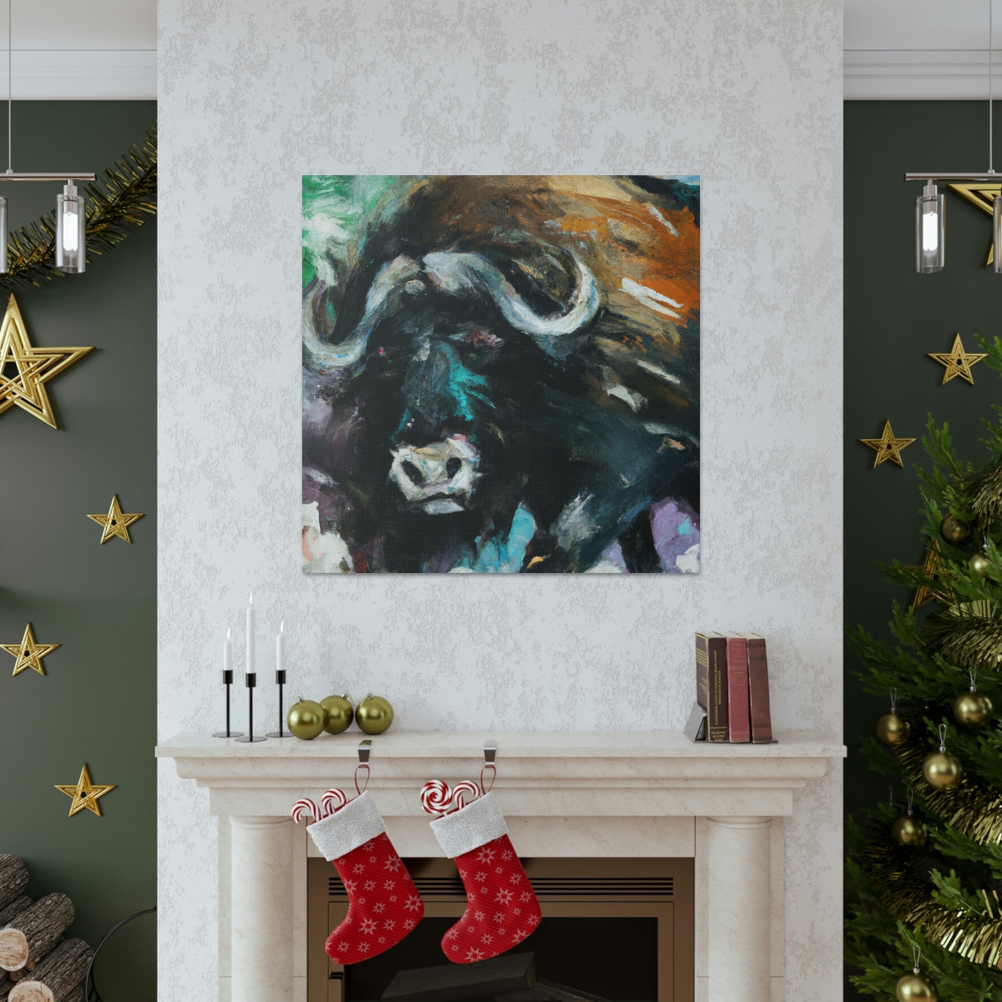 "Musk Ox Expressionism" - Canvas