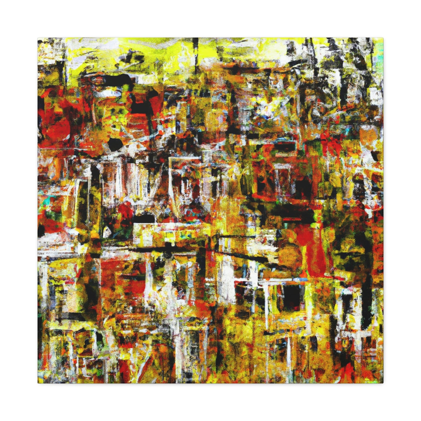 "Colonial Abstract Expressionism" - Canvas