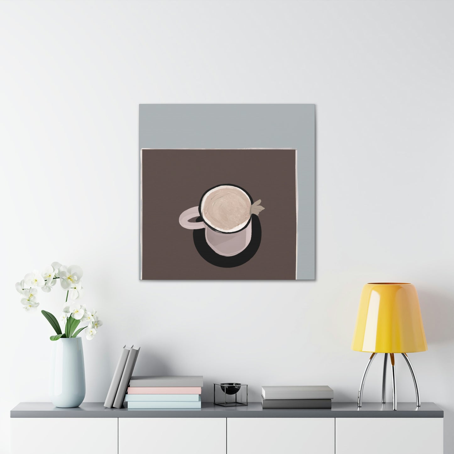 Cappuccino Minimalism - Canvas