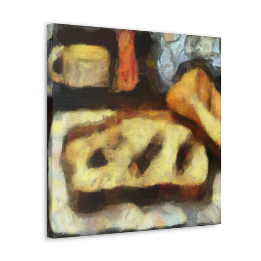 "Breaking Bread Abstraction" - Canvas