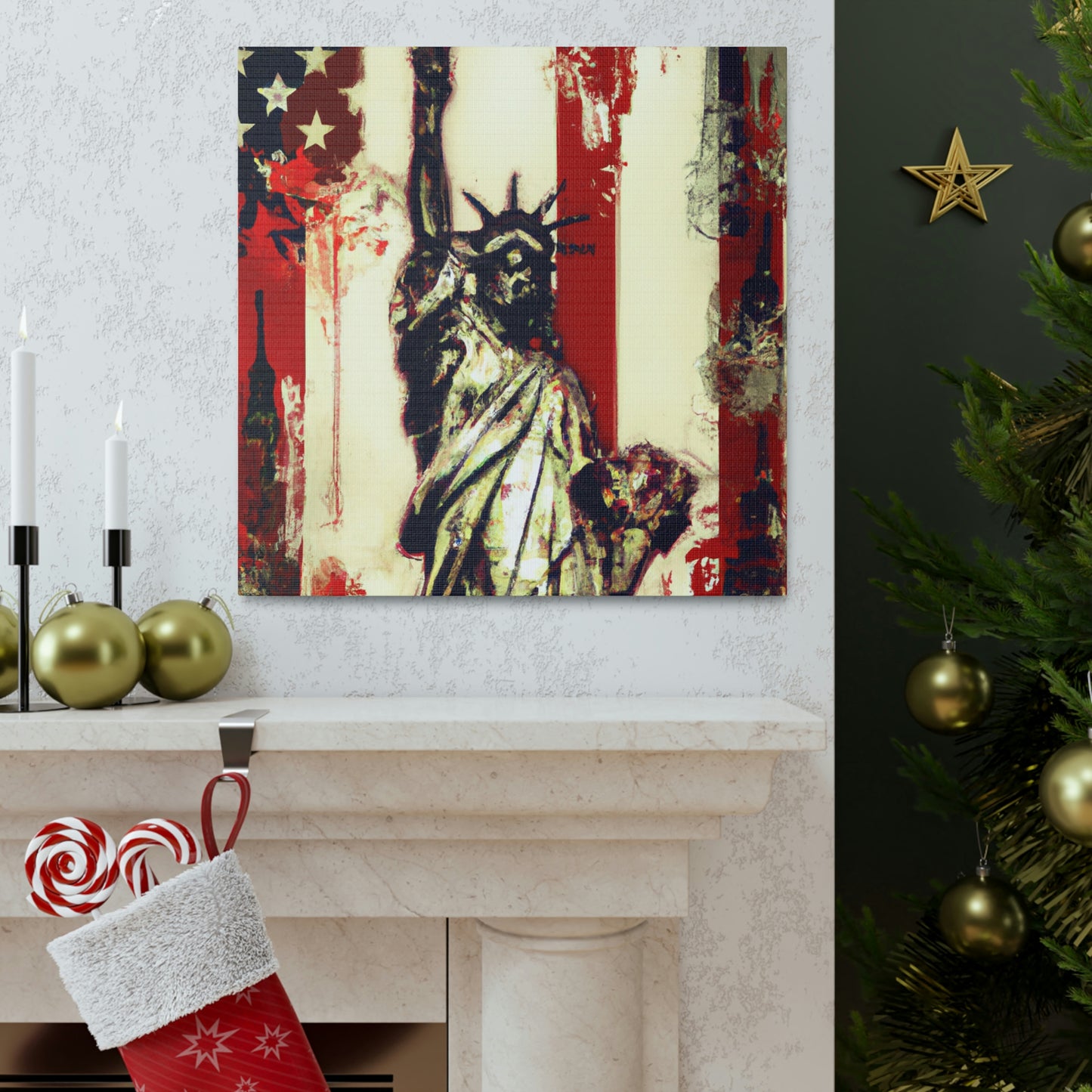 "Liberty Illuminating Freedom" - Canvas