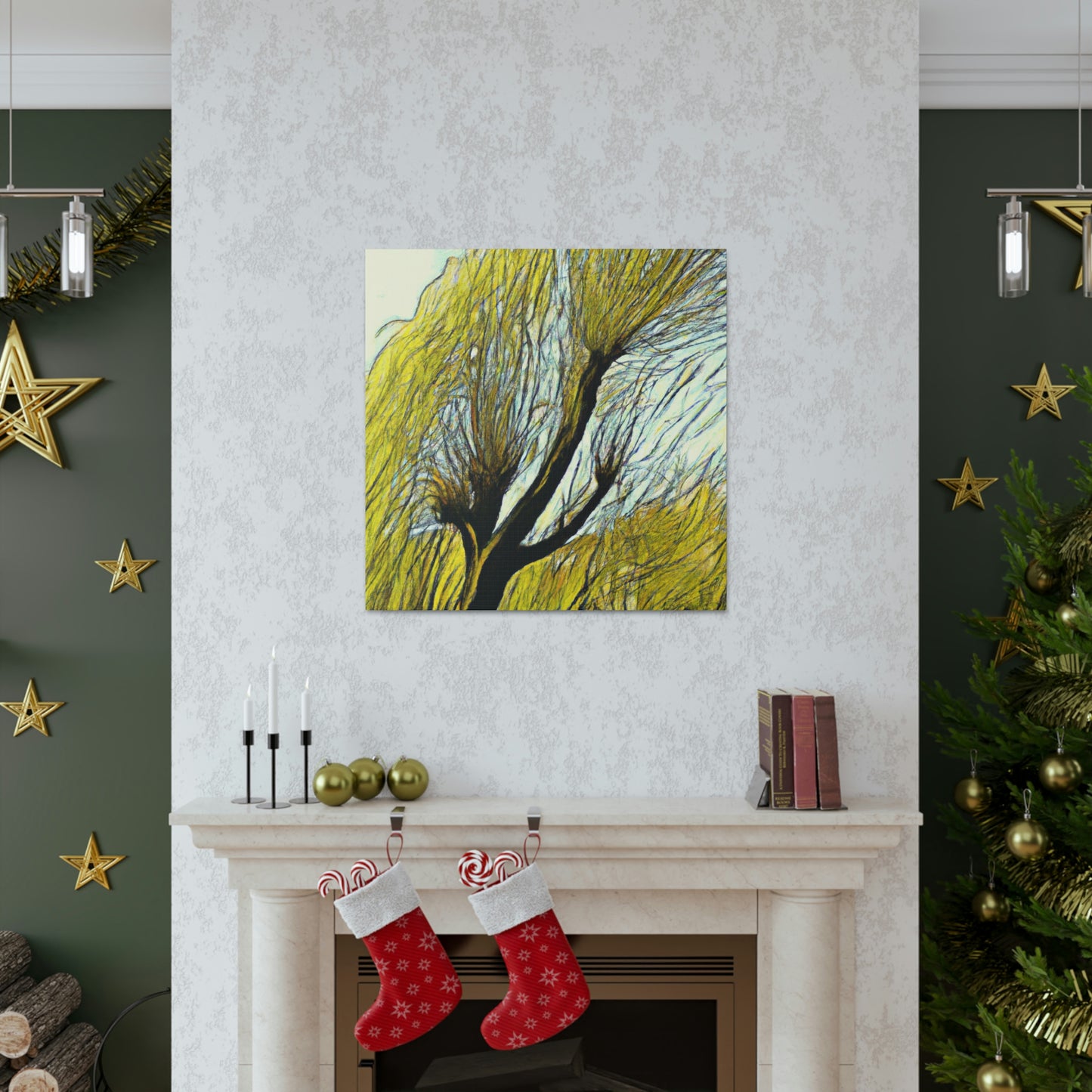 "Willow Tree Reminiscence" - Canvas