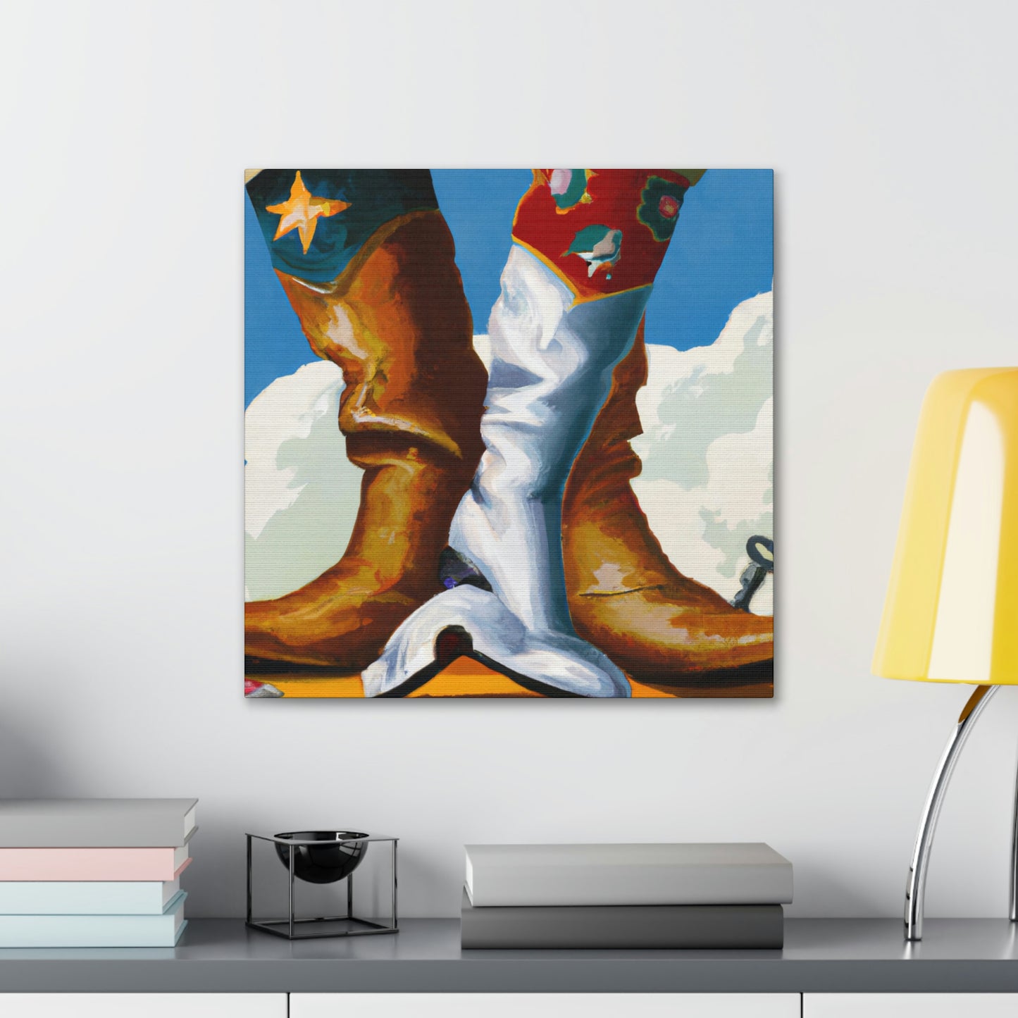 "Boots in a Dreamscape" - Canvas