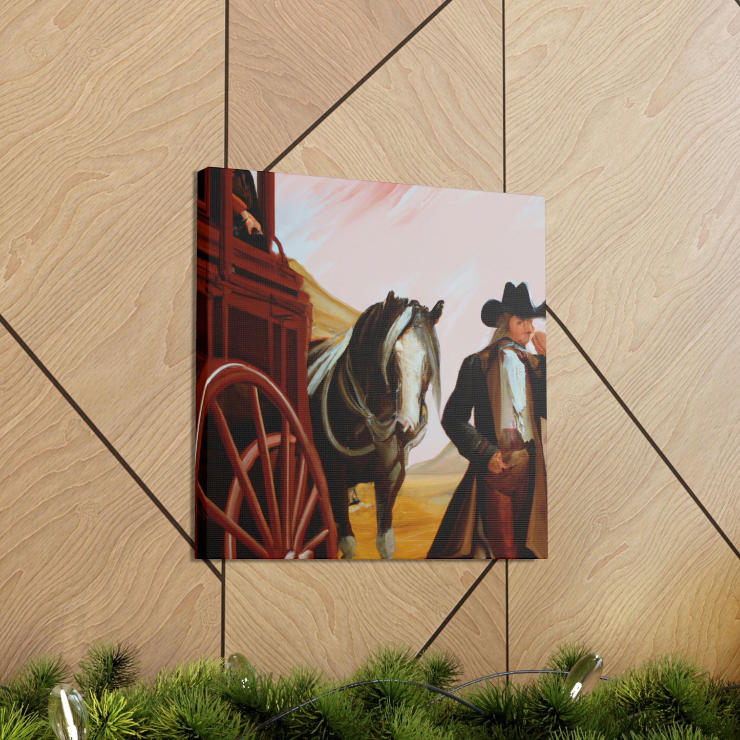 Stagecoach Neoclassicism - Canvas