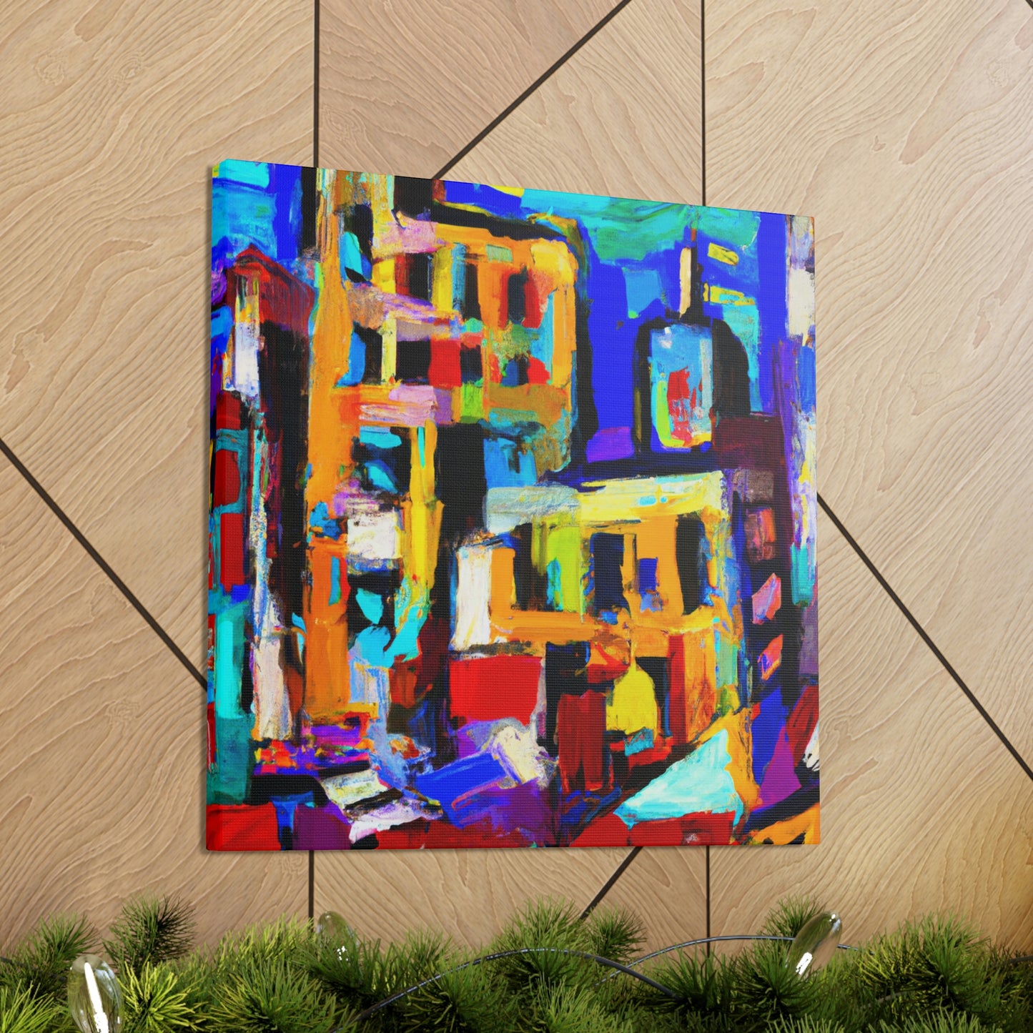 Renaissance Reflection Abstract - Canvas