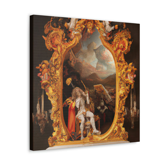 Golden Splendor Harmony - Canvas