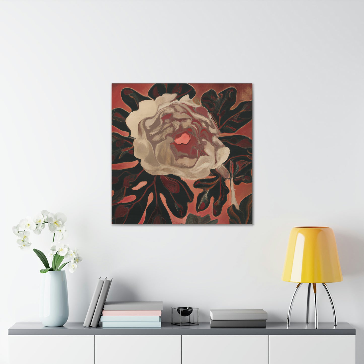 "Peony in Petals" - Canvas