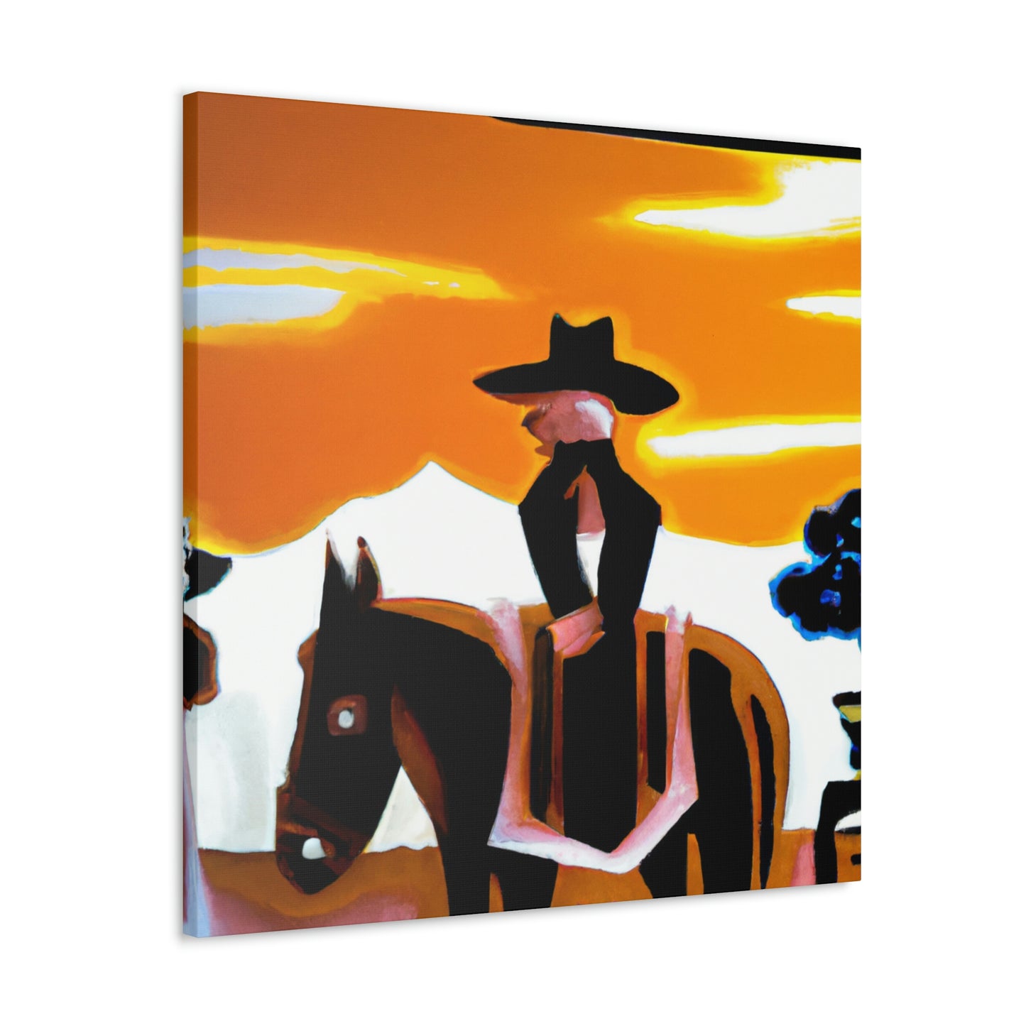 Western Landscape Tapestry - Canvas