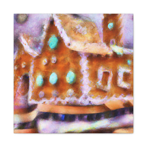 Gingerbread House Dream - Canvas