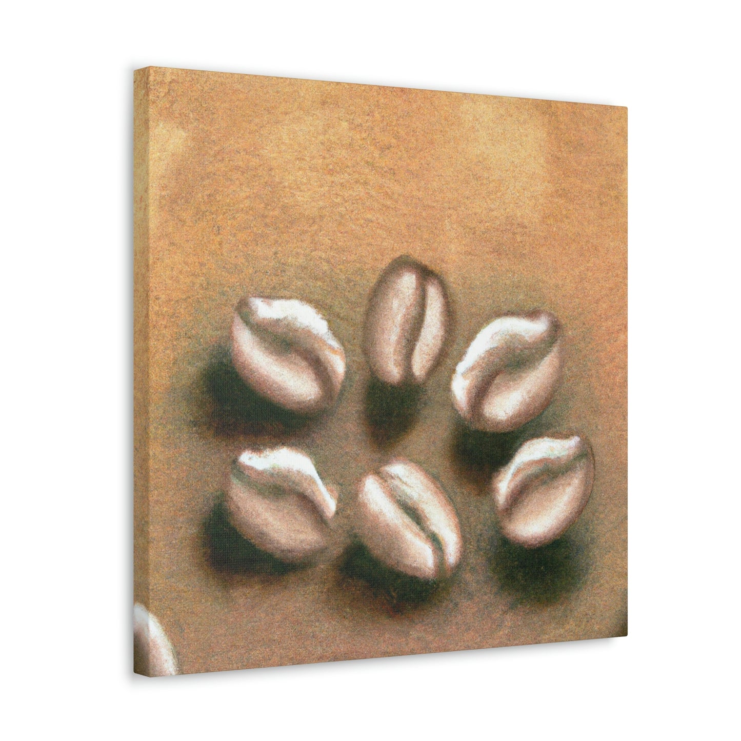 "Coffee Beans: Art Deco" - Canvas