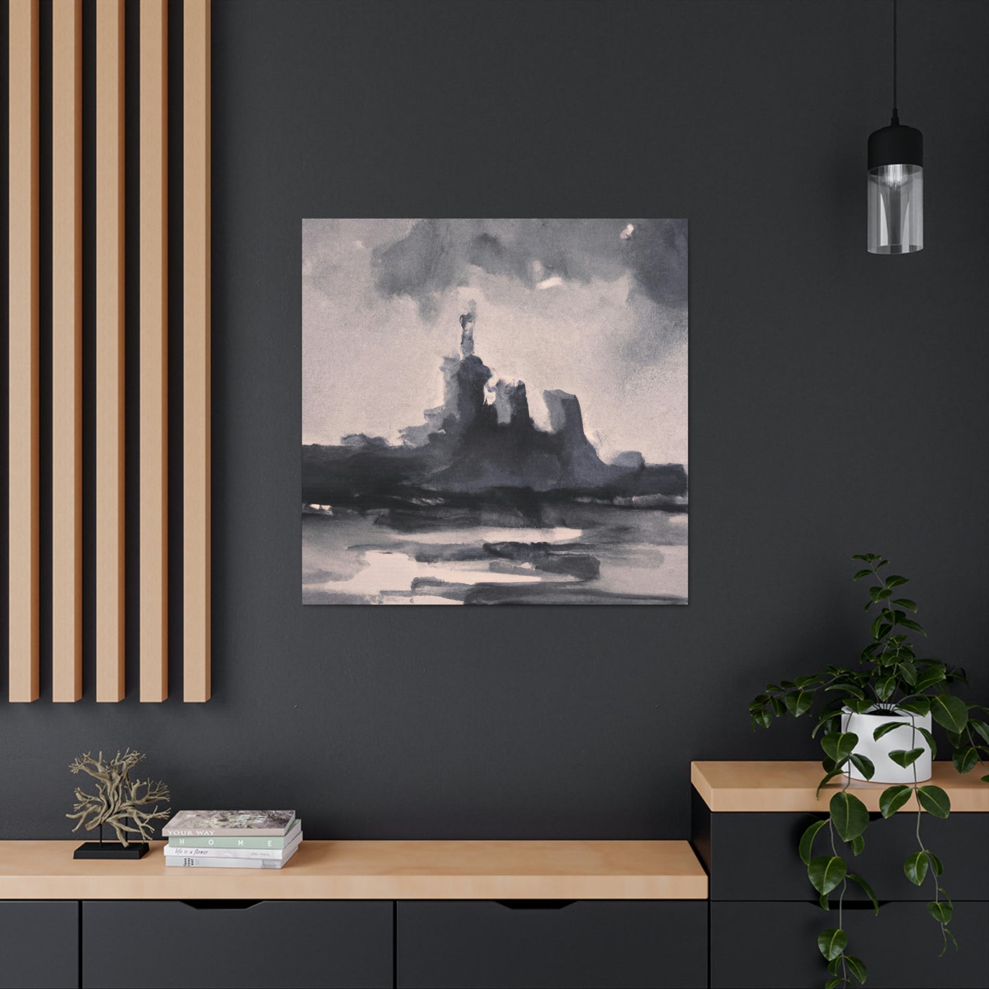 "Battleship At Sea" - Canvas