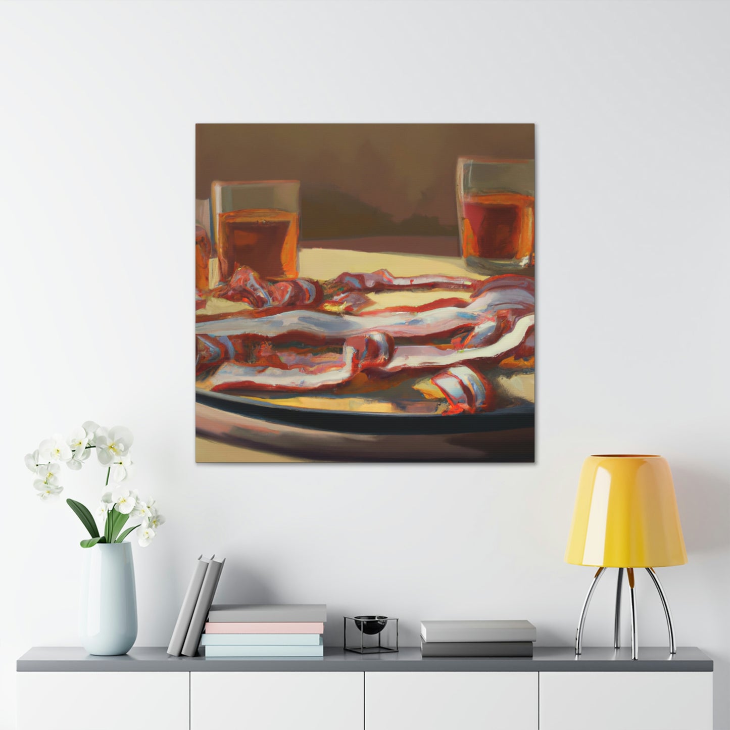 "Bacon in Hyperrealism" - Canvas