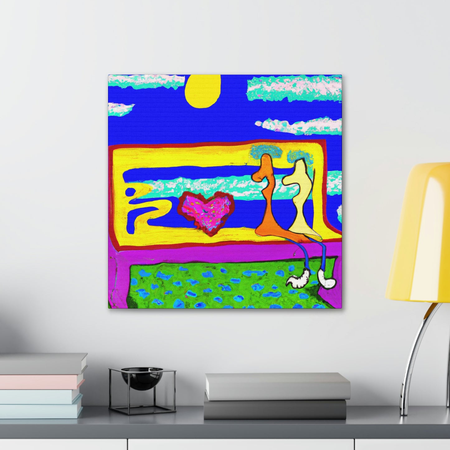 Love's Lonely Bench - Canvas