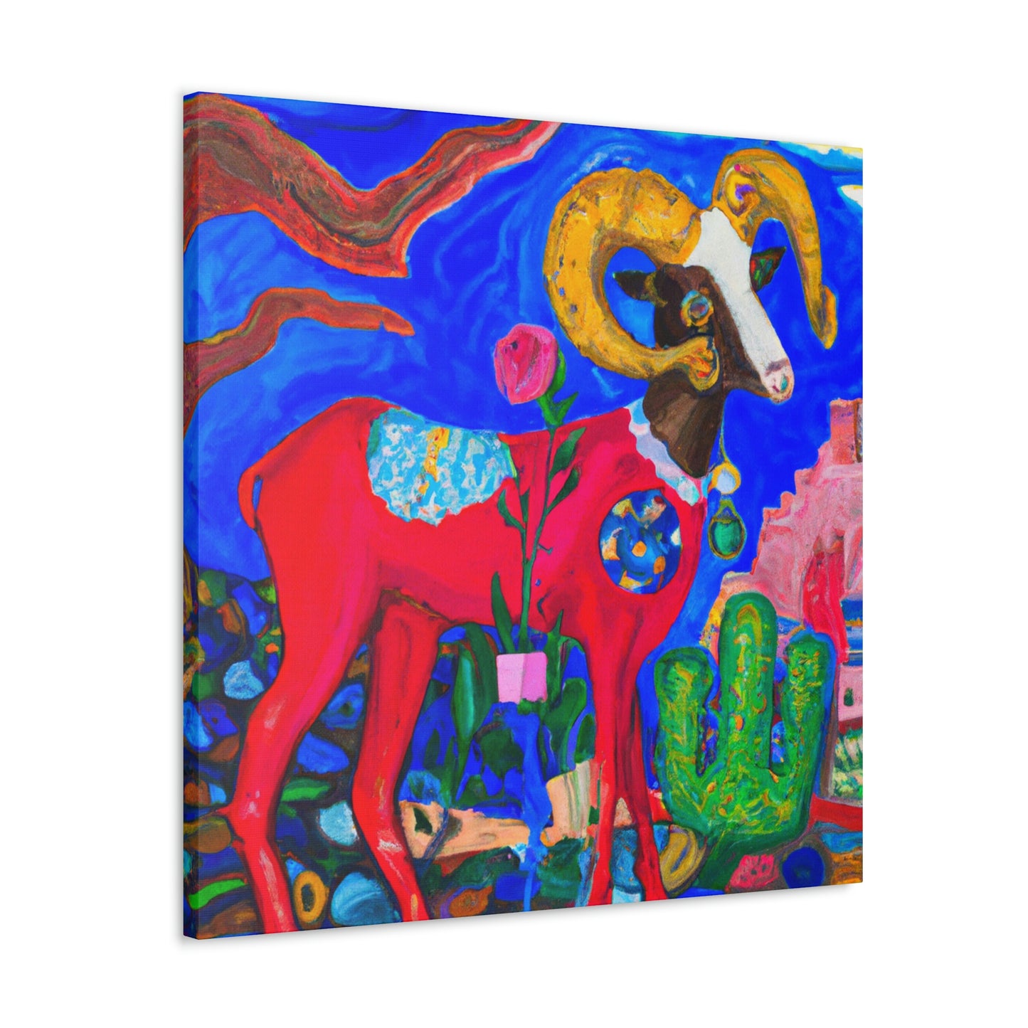 "Bighorn of the Wild" - Canvas