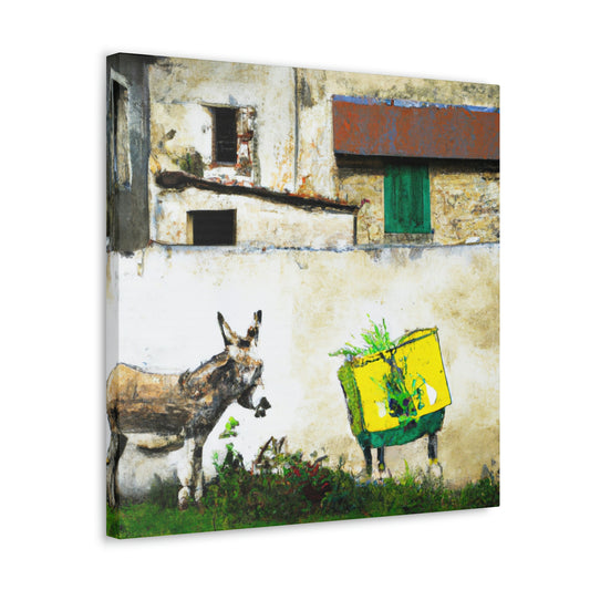 "Donkey Street Mural" - Canvas