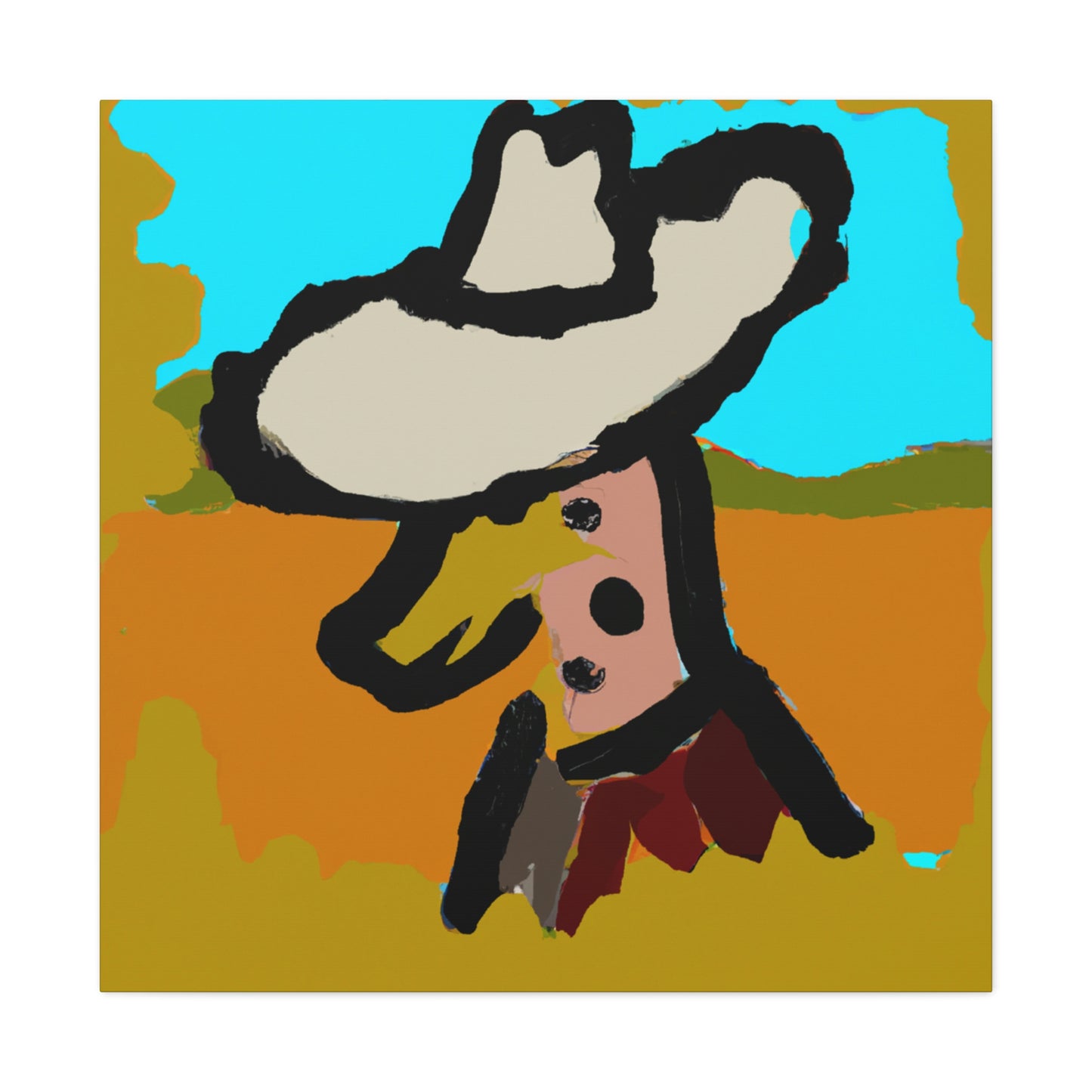 "Cowboy Western Concept” - Canvas