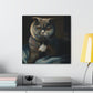 "Feline Impressionism Bliss" - Canvas