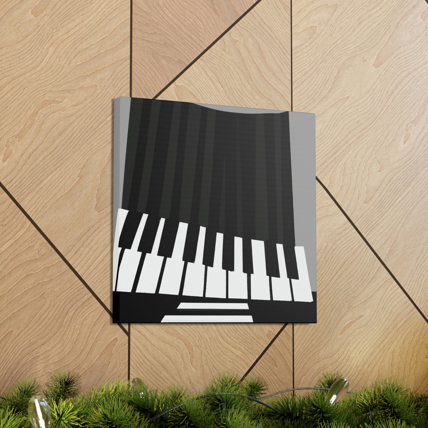 "Piano Reflection Silence" - Canvas