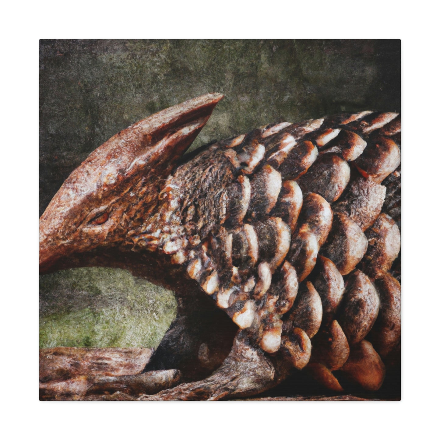 "Pangolin in India's Soul" - Canvas