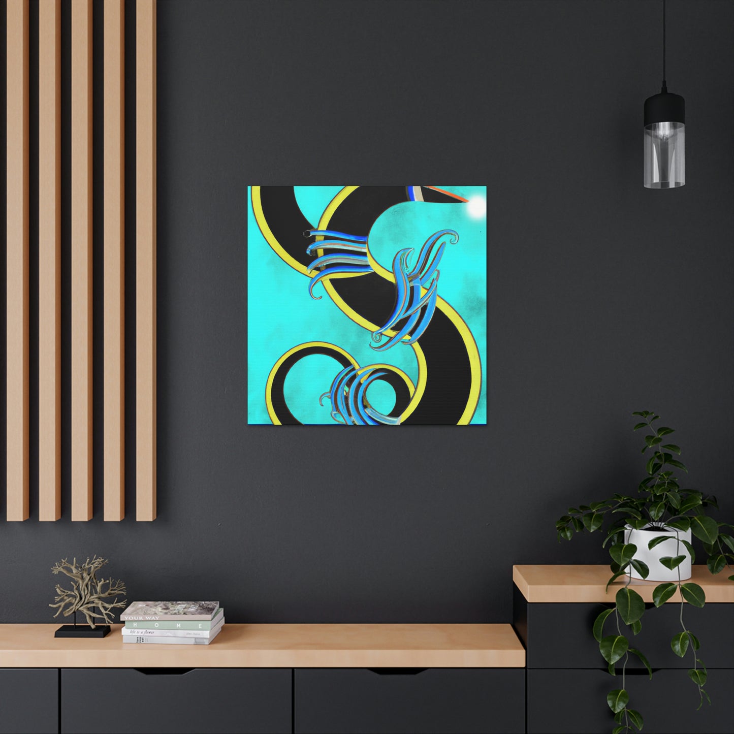 "Eel in Art Deco" - Canvas