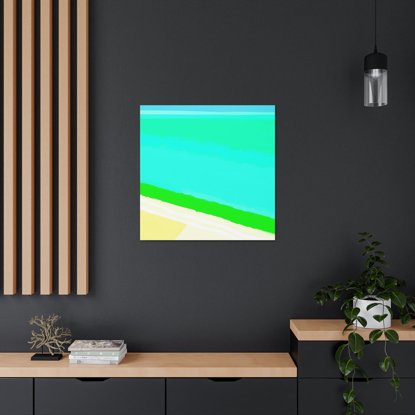 "Summer Sparkle Beaches" - Canvas