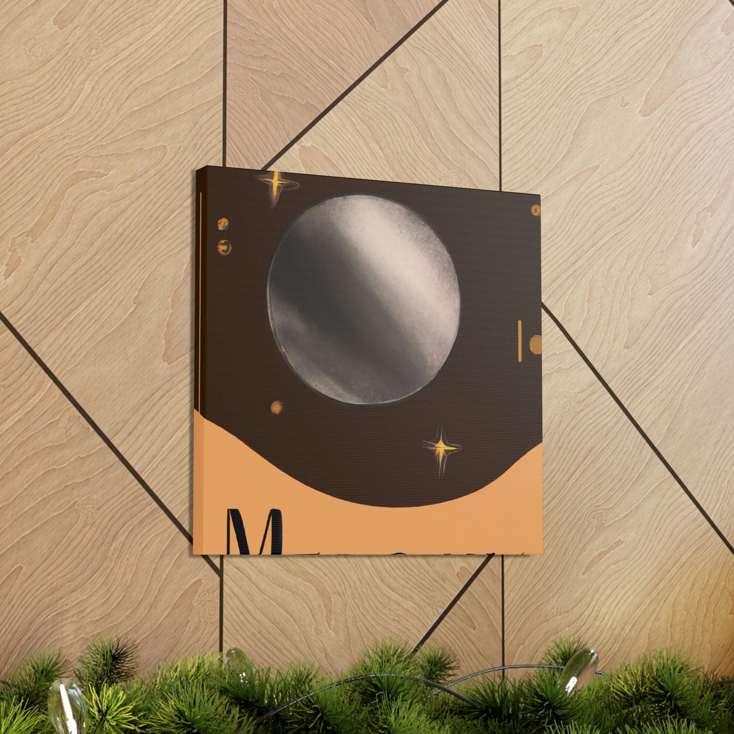 Mercury's Celestial Gaze - Canvas