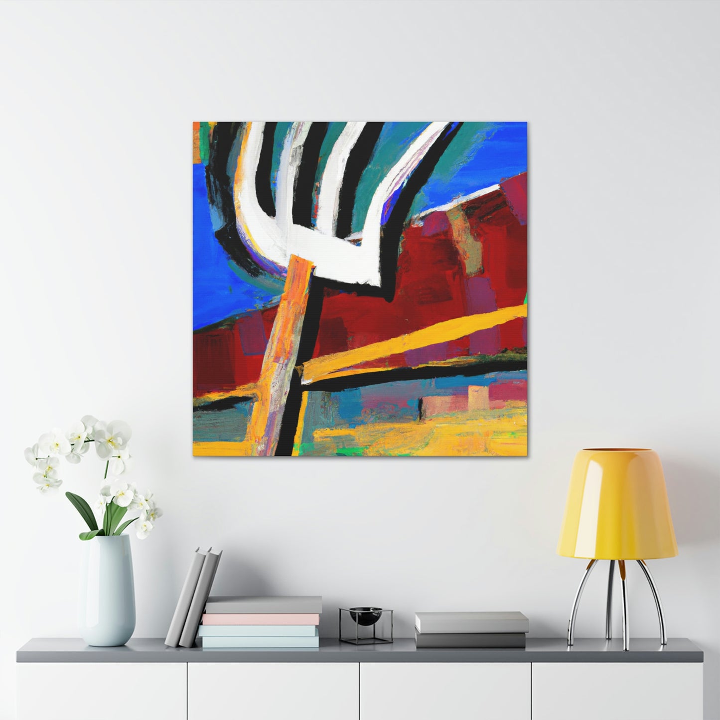 Pitchfork in Moonlight - Canvas