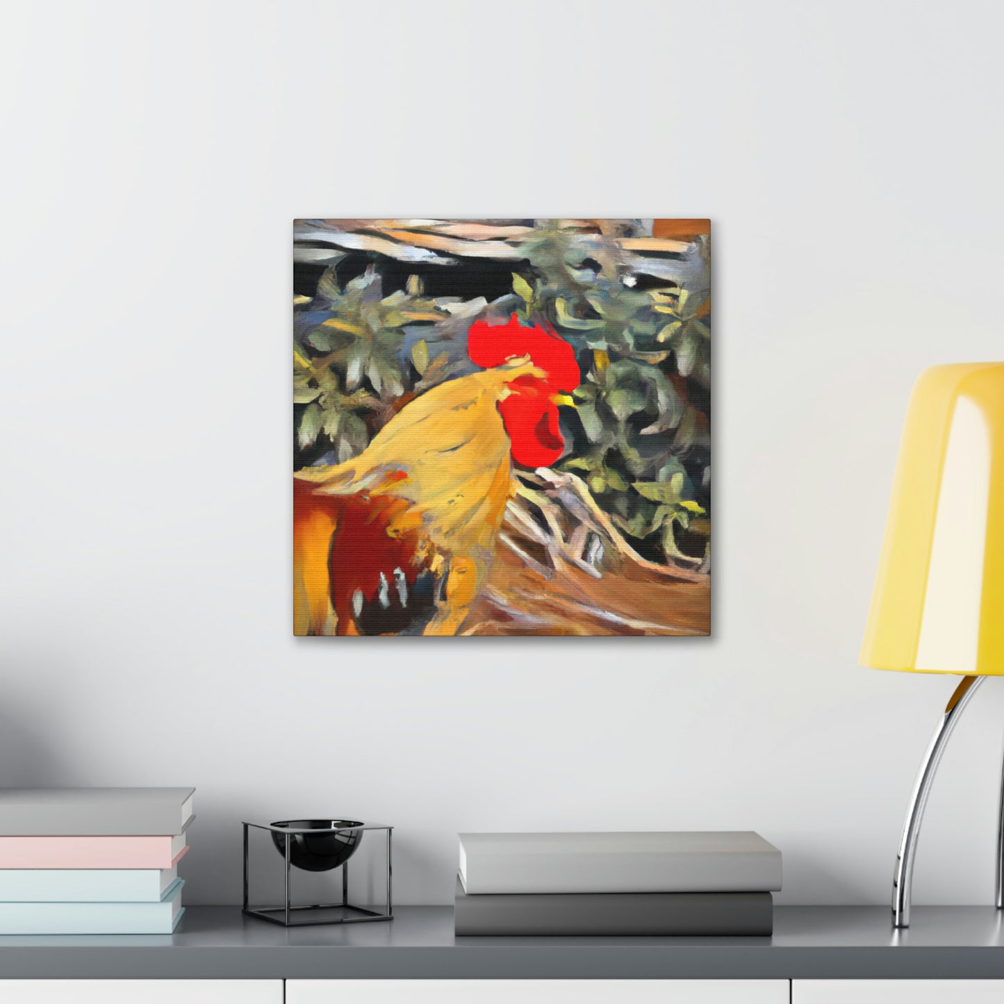 "The Cocky Rooster" - Canvas