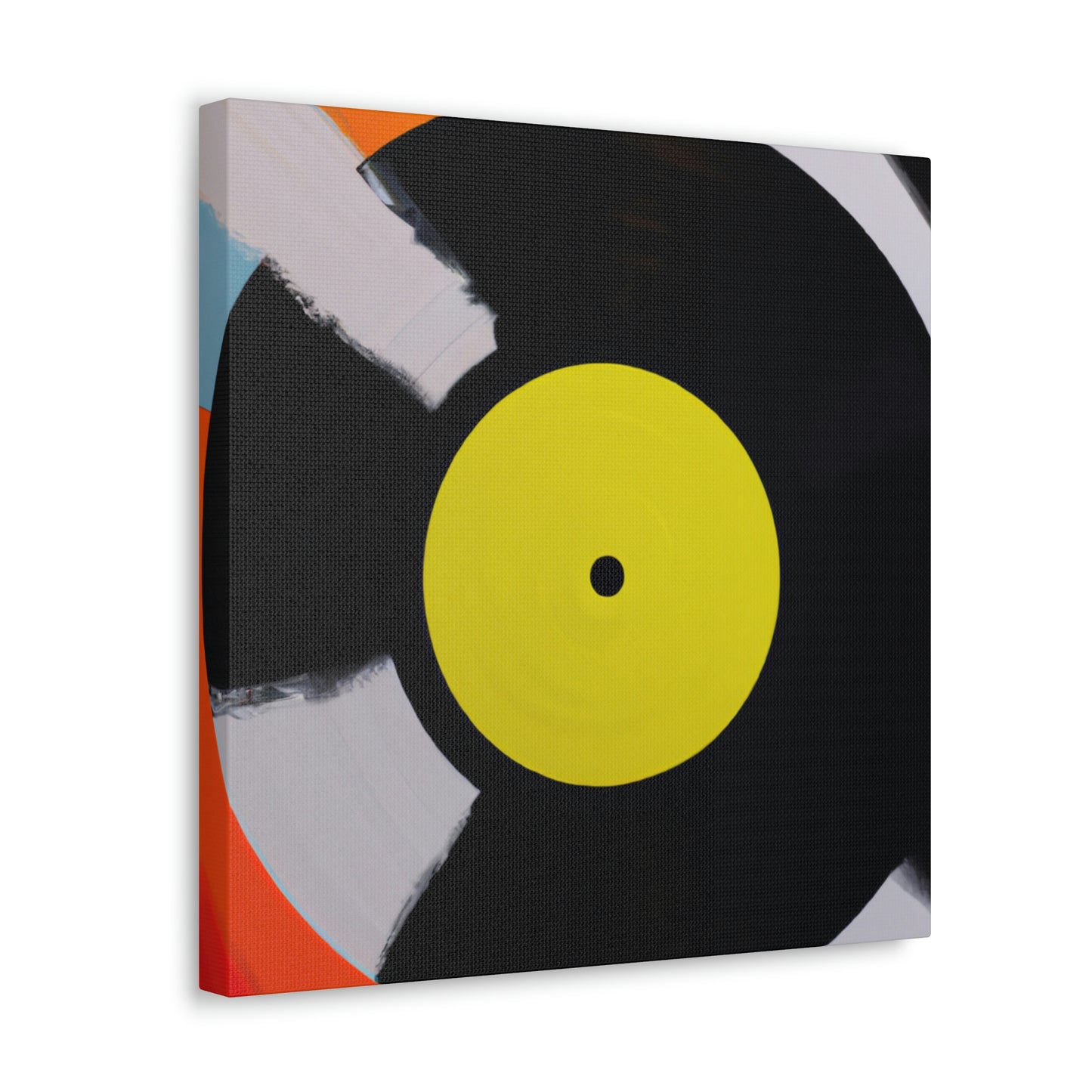 Vinyl Record Elegance - Canvas