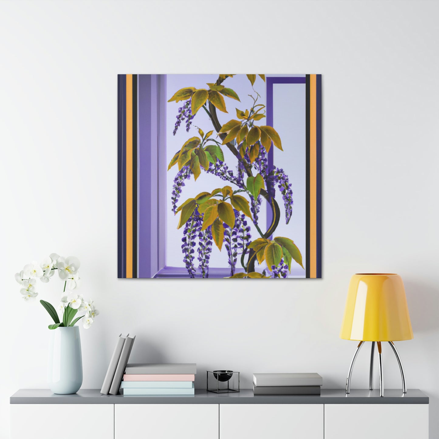 "Wisteria Illusion Splendor" - Canvas