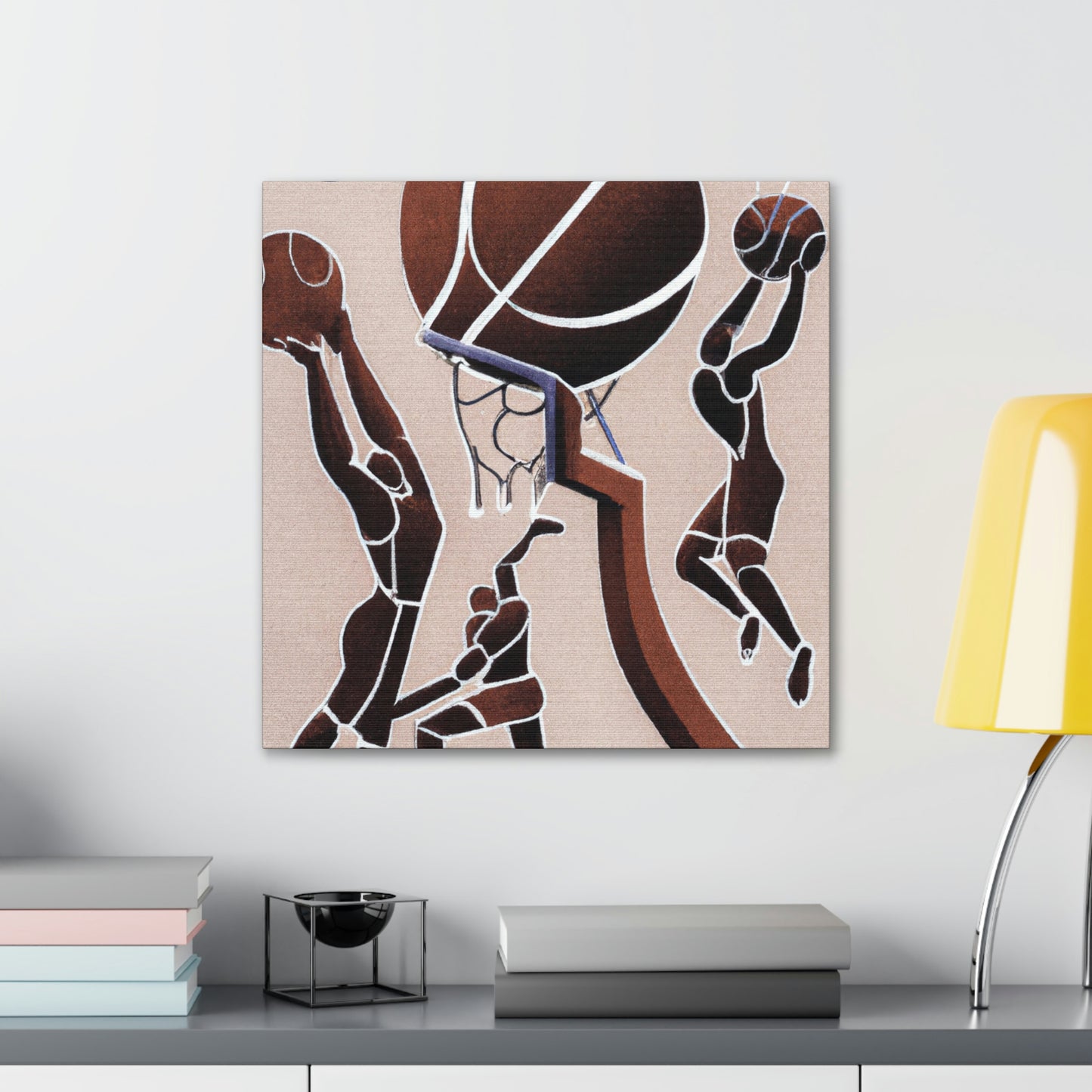 "Basket Shooting Surrealism". - Canvas