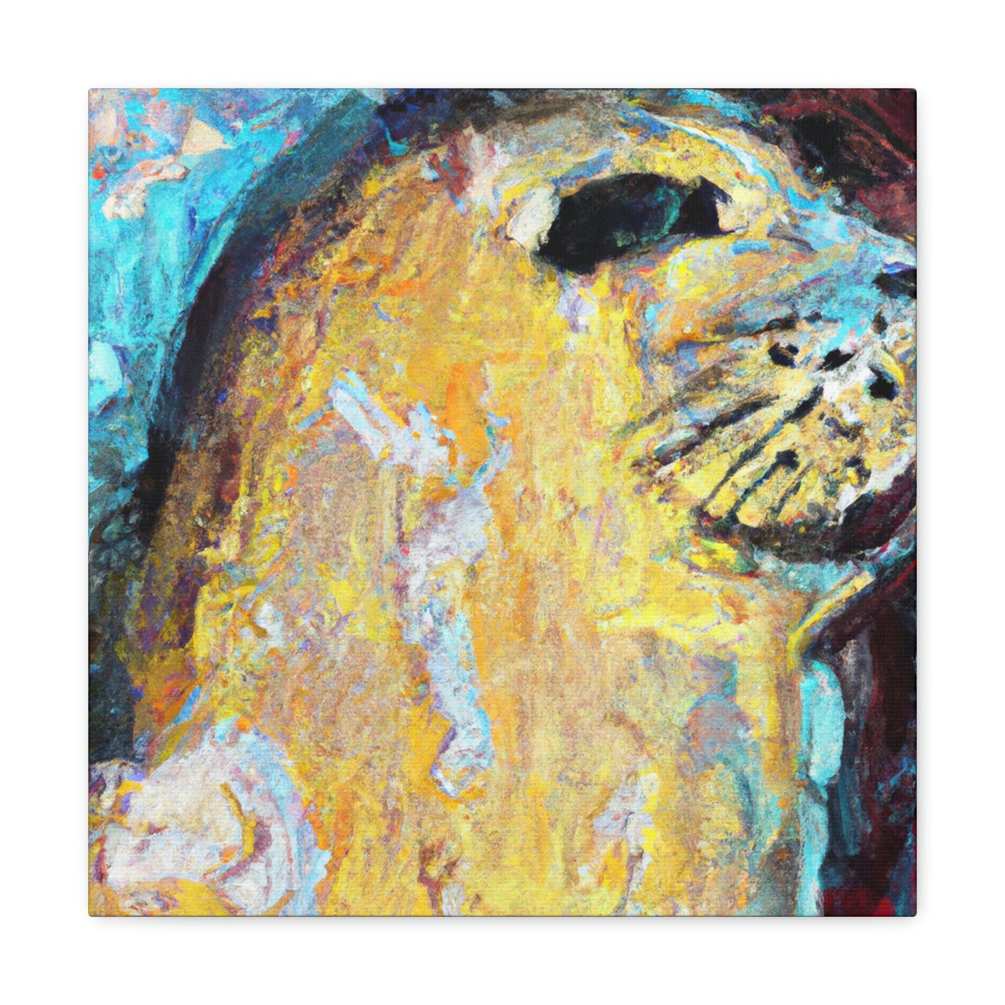 "Seal in Expressionism" - Canvas