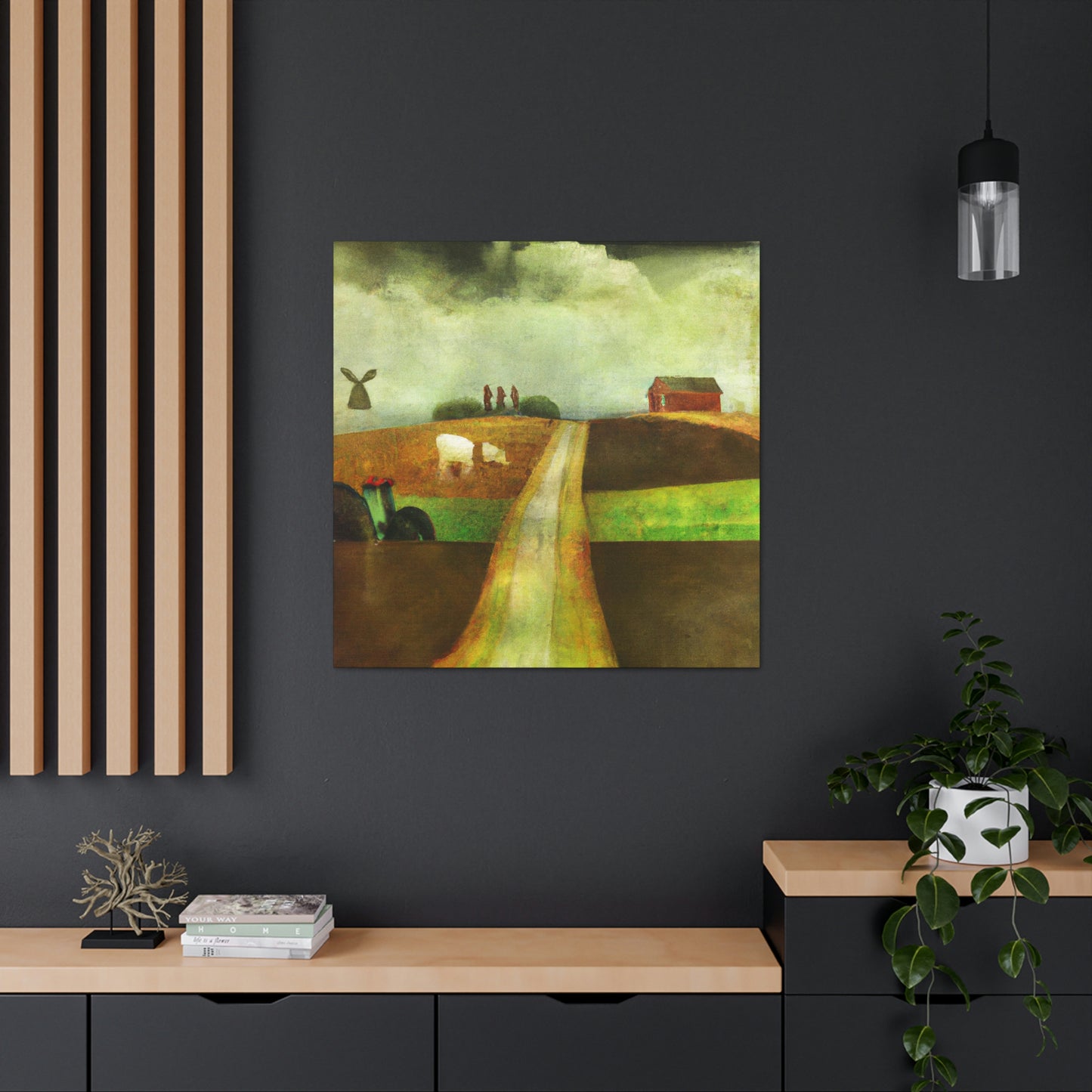 Country Road Dreamscape - Canvas