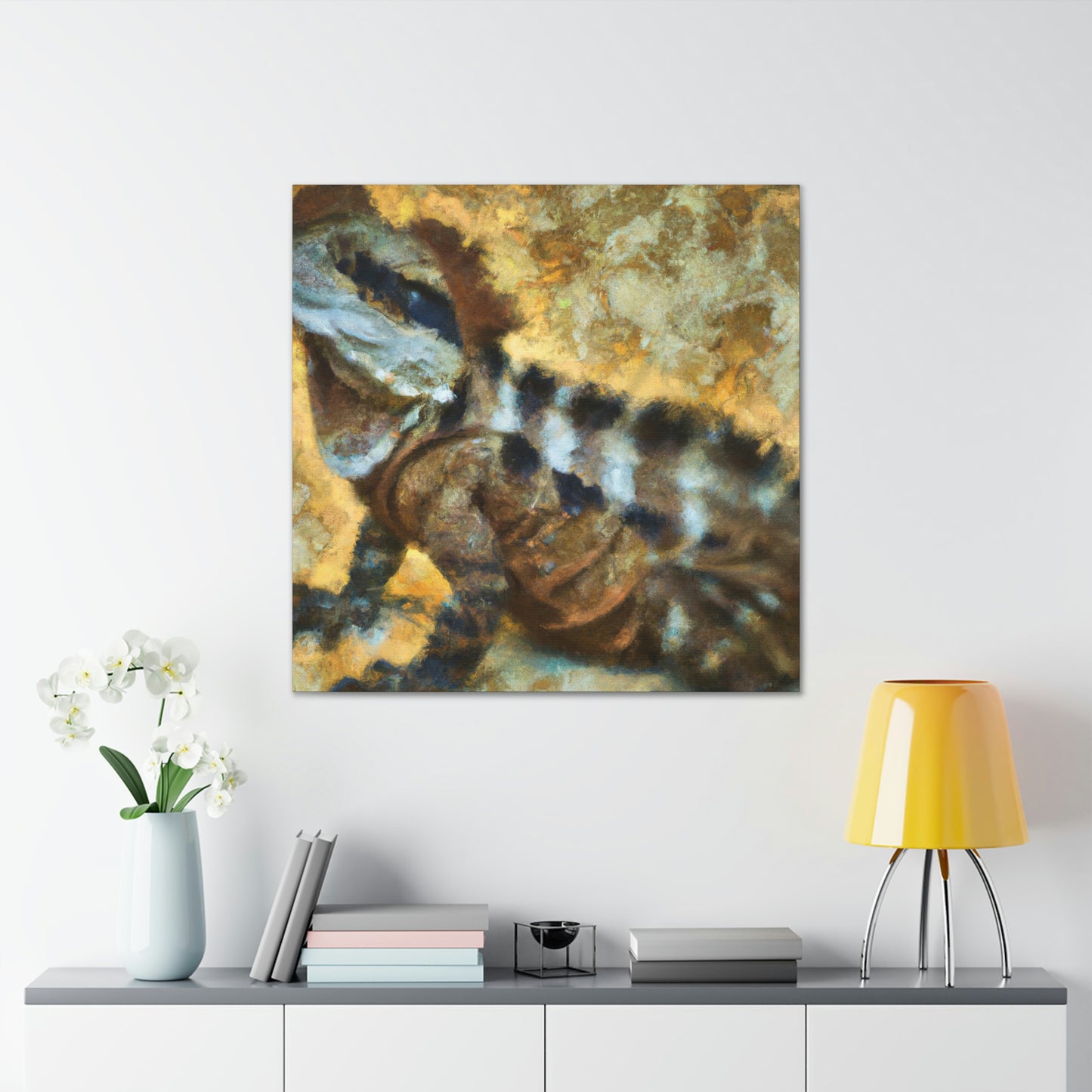 "Fanciful Frilled Lizard" - Canvas